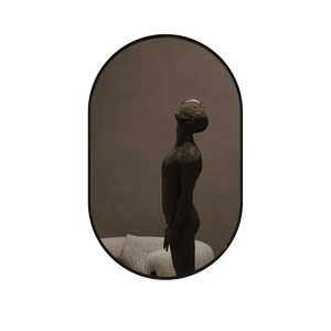 Зеркало в черной раме NOLVIS S, 81 х 51 см