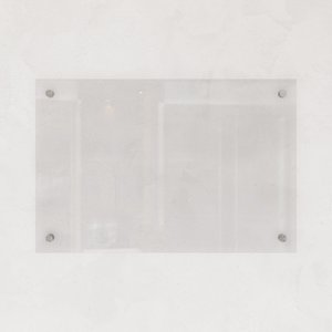 Стеклянная маркерная доска прозрачная 60 x 90 см