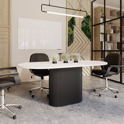 Стеклянная магнитно-маркерная доска белая 100 x 150 см