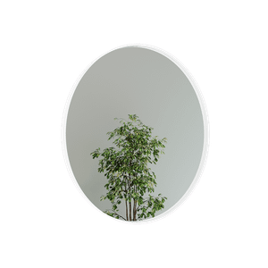 Зеркало в белой раме RAUNTEL L, 101 х 101 см