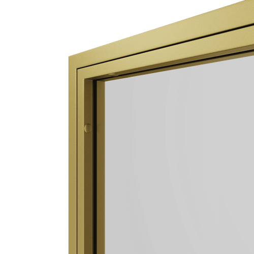 Перегородка с тонированным стеклом ZONIQUE золотая, 220 х 70 см