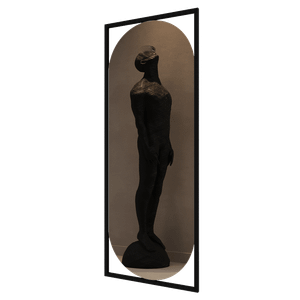 Зеркало в черной раме KVADEN M, 139 х 54 см