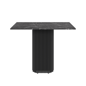 Консоль TRUBIS 100 х 35 см, темный мрамор/черный