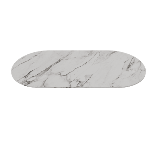 Столешница белый мрамор ЛДСП, 180 х 90 х 2.5 см