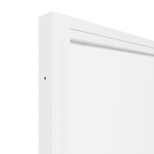 Перегородка с матовым стеклом ZONIQUE белая, 240 х 70 см