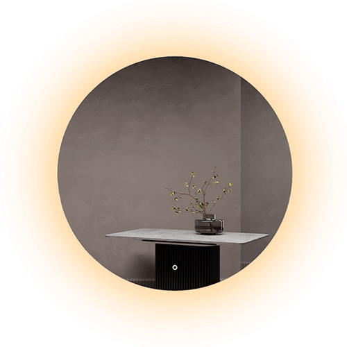 Зеркало с подсветкой 3 в 1, RAUNTEL NF LED L, D100 см