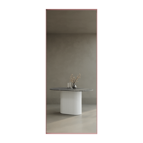Зеркало в розовой раме HALFEO L Slim, 170 х 70 см