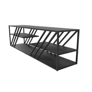 Тумба LATTISO черный, 194.2 х 43.2 см