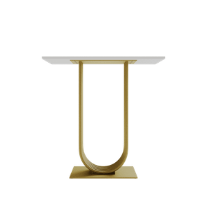 Консоль ARFEO 80 х 35 см, белый/золотой