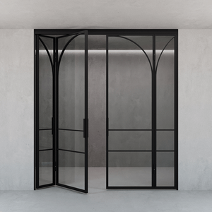 Перегородка-гармошка с бесцветным стеклом FLYIOT