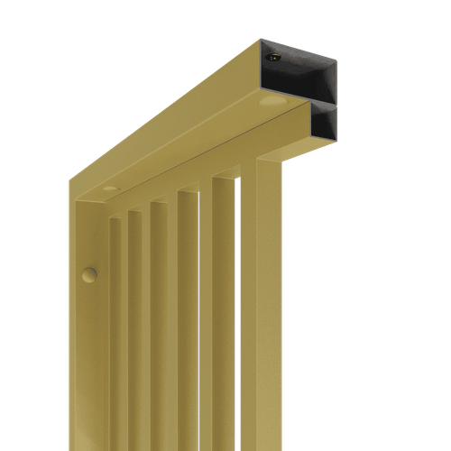 Перегородка золотая LATTIQUE V, 200 х 91 см