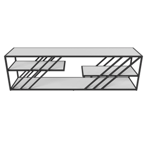 Тумба LATTISO белый/черный, 194.2 х 43.2 см