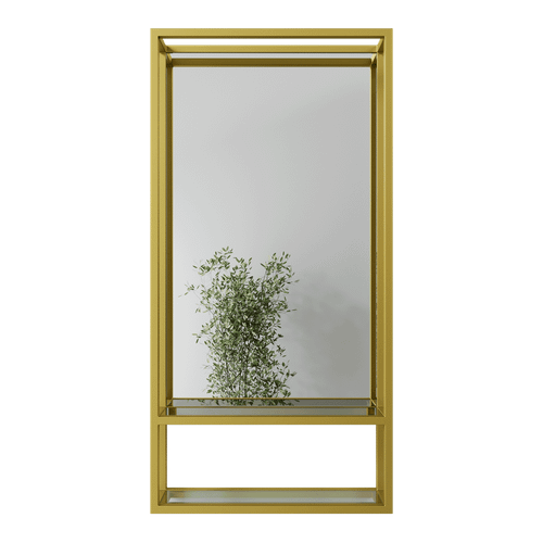 Зеркало в золотой раме AKVUM, 105 х 53 см