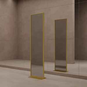 Зеркало в золотой раме ZELISO-2, 185 х 45 см