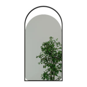 Зеркало в черной раме ARKELO S, 102 х 52 см