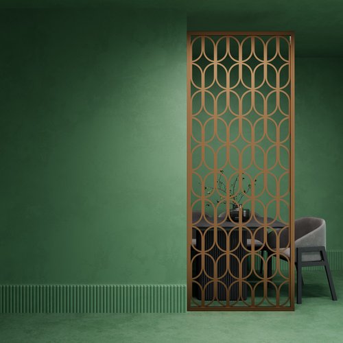 Металлическая перегородка FLOSUF 260 × 100 см бронзовая