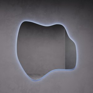 Зеркало NUVOLUR NF LED с холодной подсветкой, 180 х 180 см