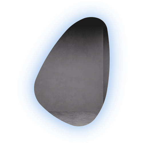 Зеркало NUVOLIS NF LED с холодной подсветкой, 130 х 90 см