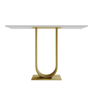 Консоль ARFEO 120 х 40 см, белый/золотой