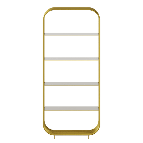 Стеллаж ARKONIS золотой, 34 х 92 х 207 см