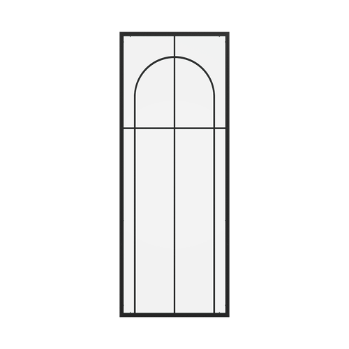 Статичная перегородка с бесцветным стеклом LIGNOVIA 100 х 260 см