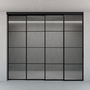 Каскадная перегородка с бесцветным стеклом CALISTASA