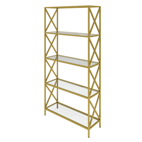 Стеллаж IKSONI золотой, 200 х 100 см