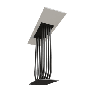 Консоль ARFEO 100 х 35 см, белый/черный