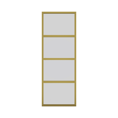 Перегородка с тонированным стеклом ZONIQUE золотая, 220 х 70 см
