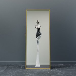 Зеркало в золотой раме HALFEUM, 170 х 70 см