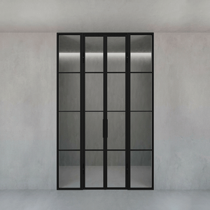 Распашная перегородка с бесцветным стеклом CALISTASA 160 х 260 см