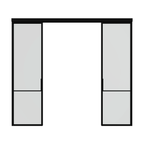 Раздвижная перегородка с бесцветным стеклом DIRONTA 300 х 260 см