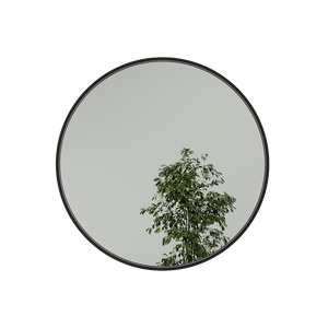 Зеркало в черной раме RAUNTEL L, 101 х 101 см