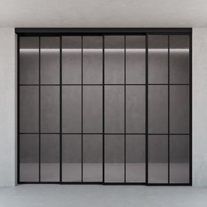 Каскадная перегородка с осветленным стеклом BORKUMA