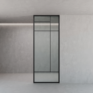 Статичная перегородка с бесцветным стеклом FURNIMA 100 х 260 см