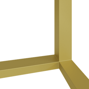 Рабочий стол PINGUM Wood белый/золотой, 128 х 71.5 см