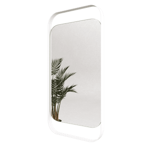 Зеркало в белой раме KELUR, 100 х 50 см