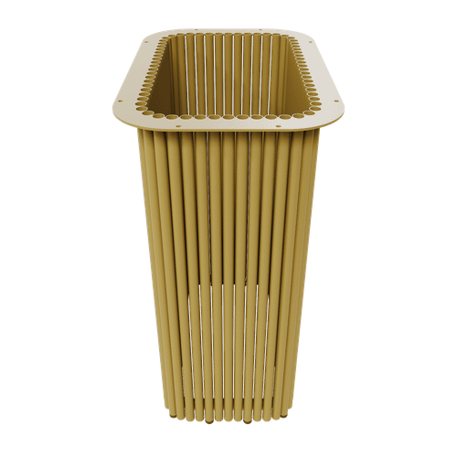 Подстолье золотое TRUBIS R, 50 х 30 см