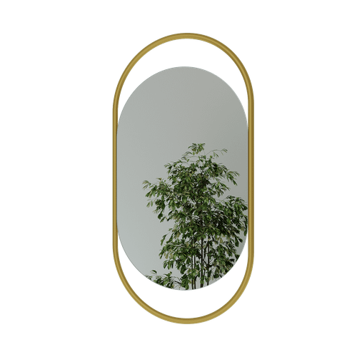 Зеркало в золотой раме EVELIX S, 104 х 54 см