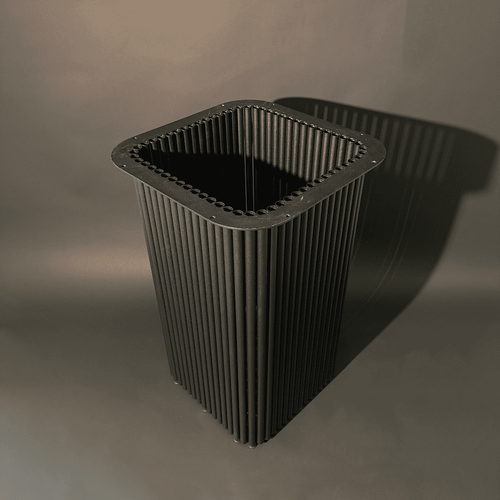 Подстолье черное TRUBIS Square, 40 х 40 см