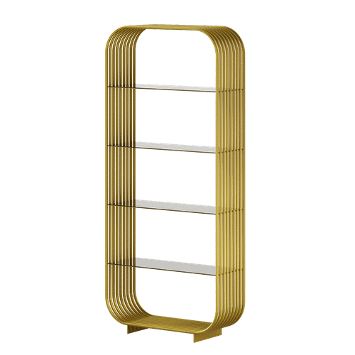 Стеллаж ARKONIS золотой, 34 х 92 х 207 см