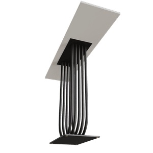 Консоль ARFEO 120 х 40 см, белый/черный