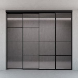 Каскадная перегородка с осветленным стеклом CALISTASA