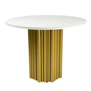 Обеденный стол TRUBIS Grape с керамогранитом D100 см