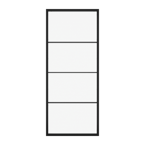 Перегородка с декоративной плёнкой ZONIQUE черная, 240 х 100 см