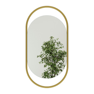 Зеркало в золотой раме EVELIX S, 104 х 54 см