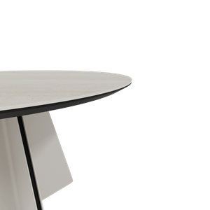 Обеденный стол SPARKUM травертин/бежевый, D120 см