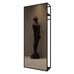 Зеркало-стеллаж KATARIS XL черный, 200 x 80 см
