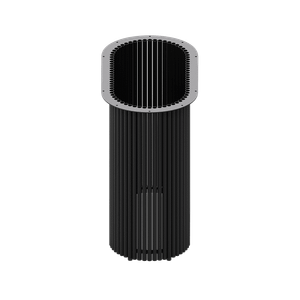 Подстолье черное TRUBIS Oval, 70 х 35 см