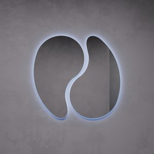 Зеркало EMBREUS NF LED с холодной подсветкой, 91.6 х 55 см